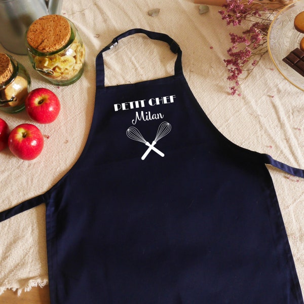 Personalized kitchen apron for children - Petit Chef