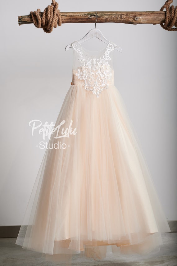 off white floor length dress