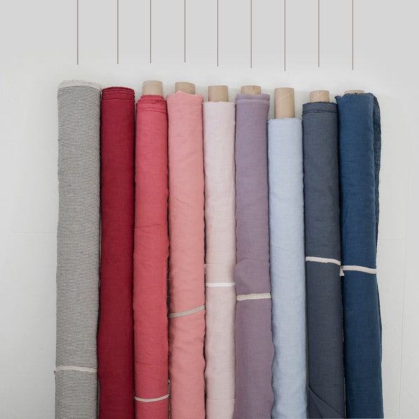 Natural linen fabric / OEKO-TEX® linen / Softened linen fabric by yard/ Linen fabric by meter/ 100% natural linen/Various colors