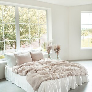 Linen duvet cover 2 pillowcases / Linen bedding set / King duvet size / Bedding set queen / OEKO-TEX® linen 画像 2