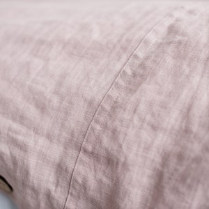 Linen bedding set / King and Queen washed linen duvet cover 2 pillowcases / OEKO-TEX® linen / linen bedding image 6