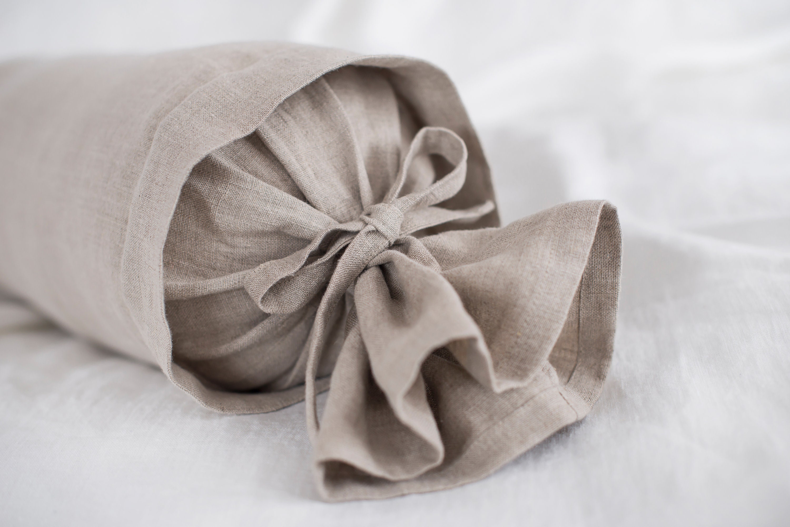 Linen Bolster Pillow Cover / Pure Linen Candy Pillow Case / Etsy