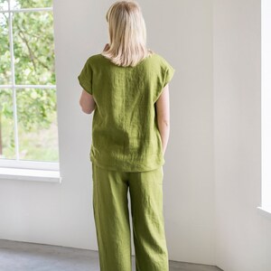 Inserch Classic Linen Pants P660-00002 White main image 0