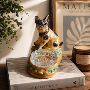 Chalkware Bulldog - Etsy