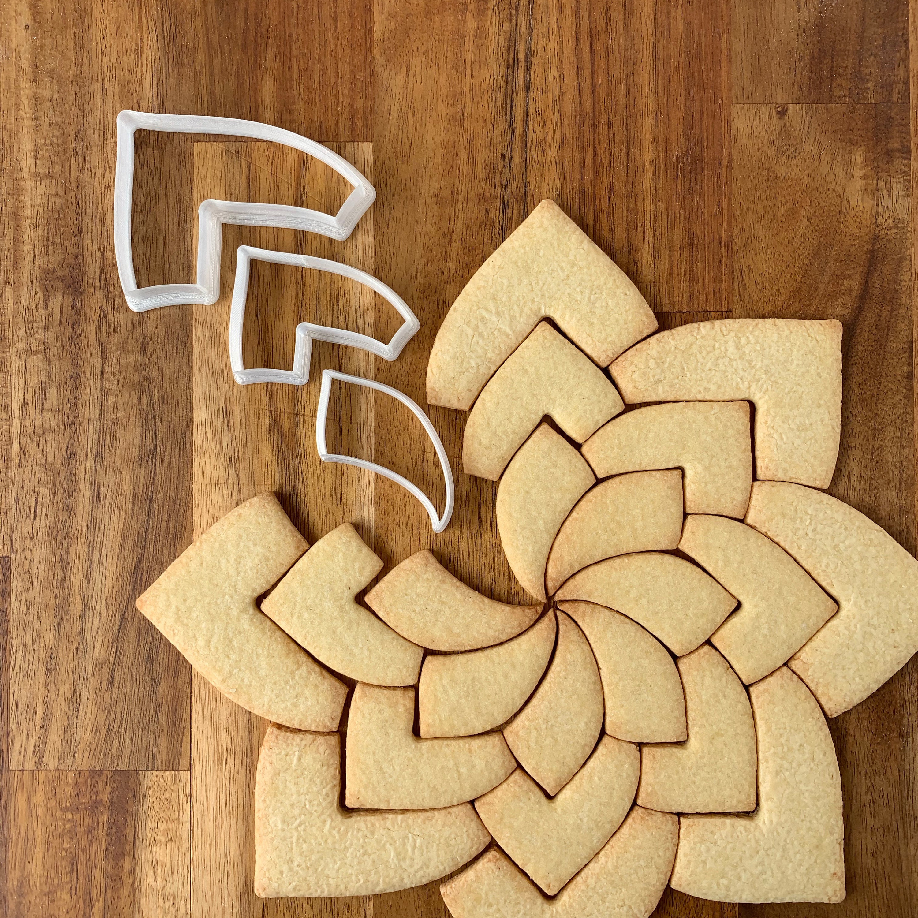 Mandala Flower Platter Cookie Cutter Set