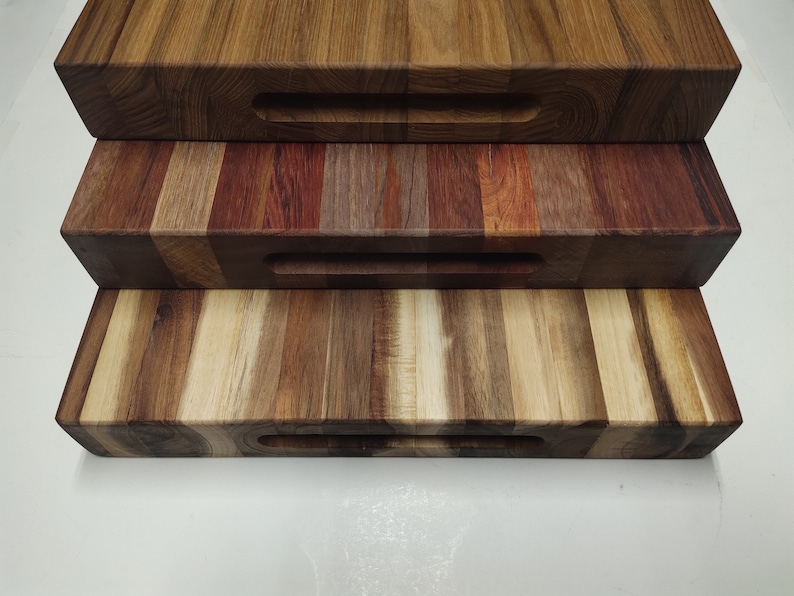 Seasoned Acacia Rosewood Teak Cutting Boards 1 and Etsy