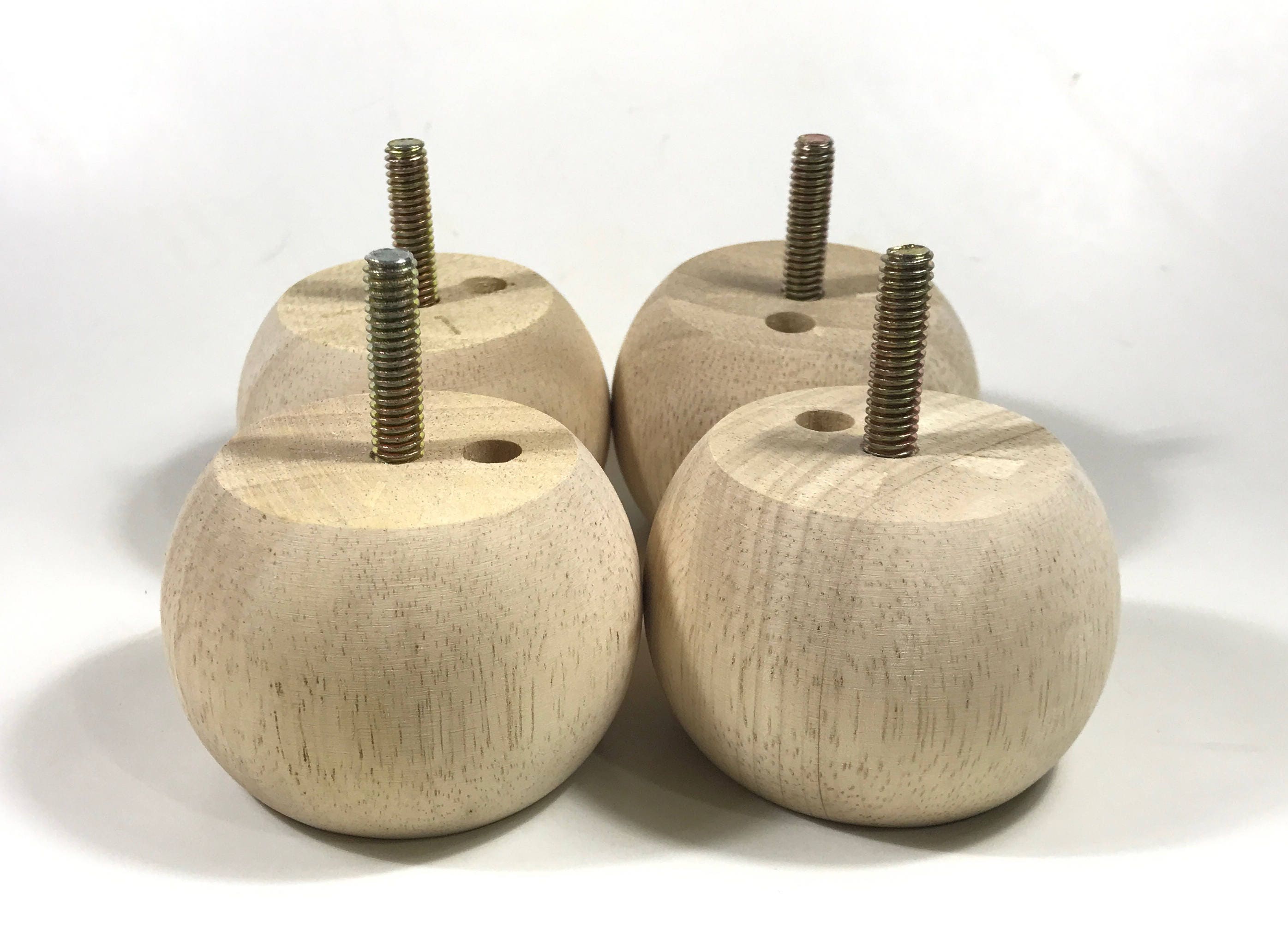 Bun Legs Bun Foot 2 tall x 23/4 Round Legs Etsy