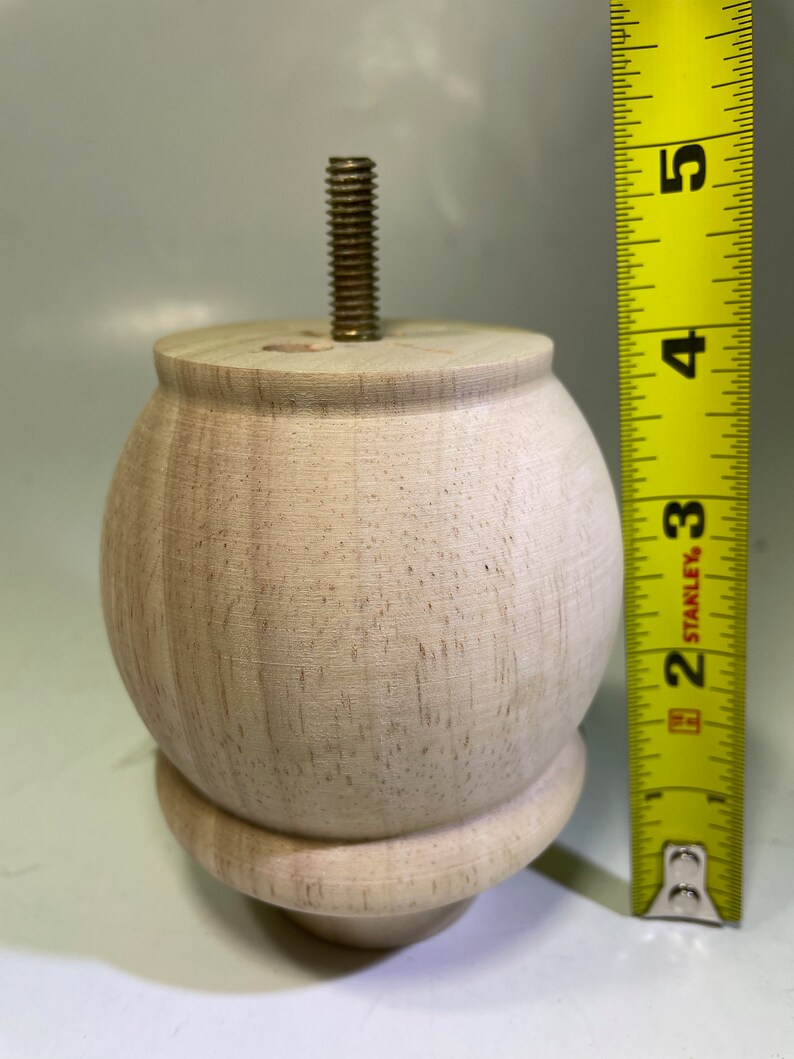 Set of 4 Turned Legs 3.5 4 and 5.5 Tall Etsy