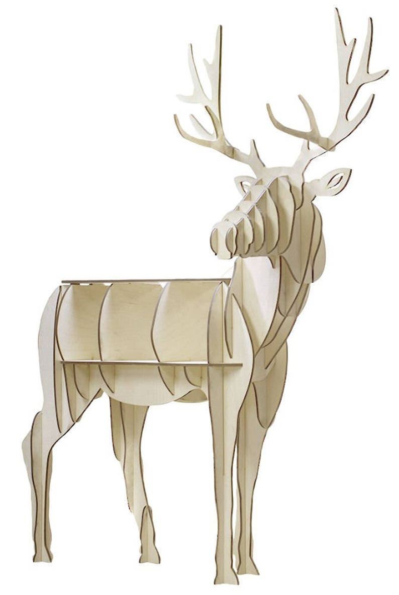 объемная фигура оленя. олень из фанеры. фигурка оленя из дерева. фигурка оленя из фанеры. полка олень.