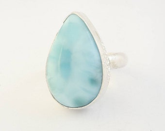 larimar ring silver 925