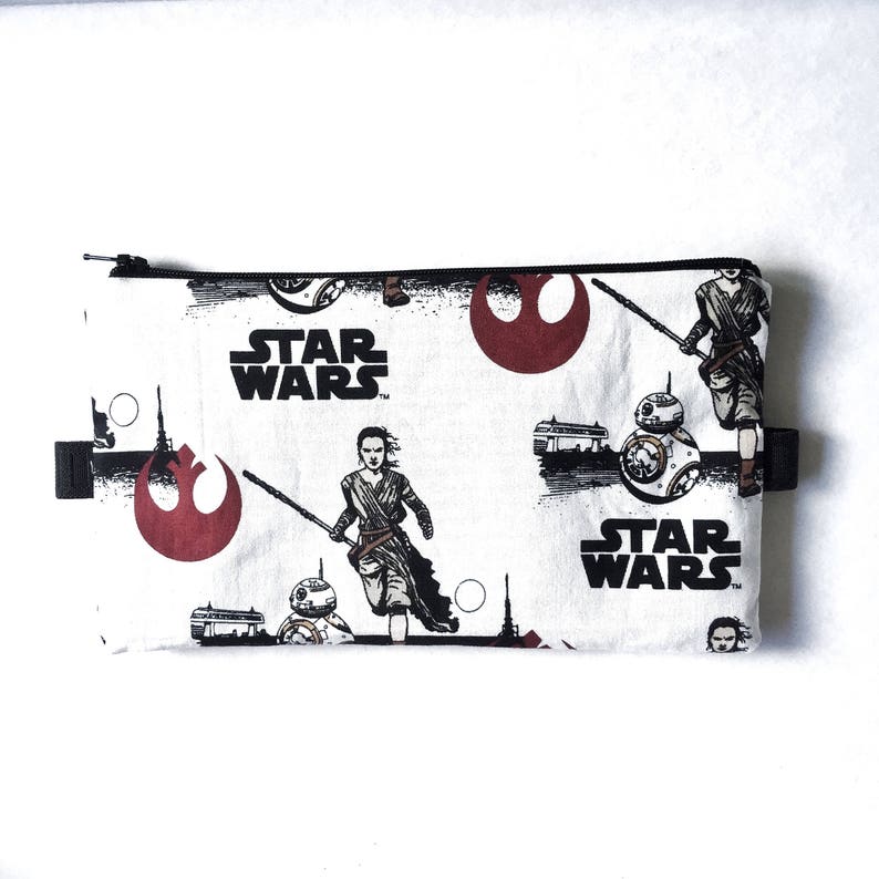 Star Wars Pencil Case With Elastic Travel Pencil Case Star Etsy