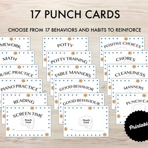 Punch Card Reward System Positive Parenting image 2