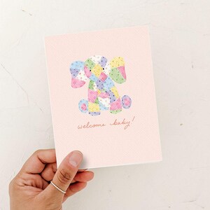 Bienvenue bébé ! Nouvelle carte de voeux de bébé, carte de voeux de baby shower, carte de nouvelle maman, future maman, mobile pour bébé, carte sous la mer,