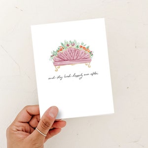 Cartão de casamento felizes para sempre, cartão em branco de aniversário, cartão de casamento, cartão de felicitações,