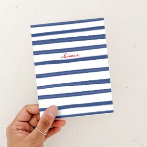 Eu te amo cartão de felicitações, Bisous, beijos franceses cartão, amor cartão em branco, casal, cartão para namorado, marido, esposa, namorada