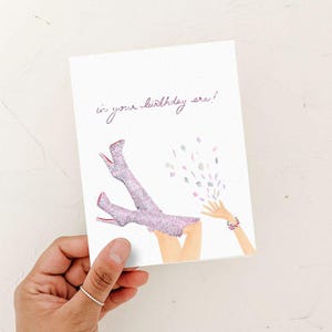 À l'époque de mon anniversaire, carte d'anniversaire Taylor Swift, carte d'illustration de mode, carte d'anniversaire, carte vierge à l'intérieur
