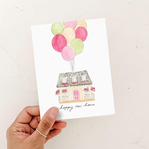 Carte de nouvelle maison, carte de bienvenue, carte de pendaison de crémaillère, carte de félicitations, nouvelle carte de maison, déménagement, nouvelle carte de maison, carte de déménagement