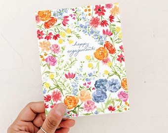 Newly engaged card, forever has a nice ring to it, Bridal shower greeting card, bride to be card, engagement card, wedding girl card,