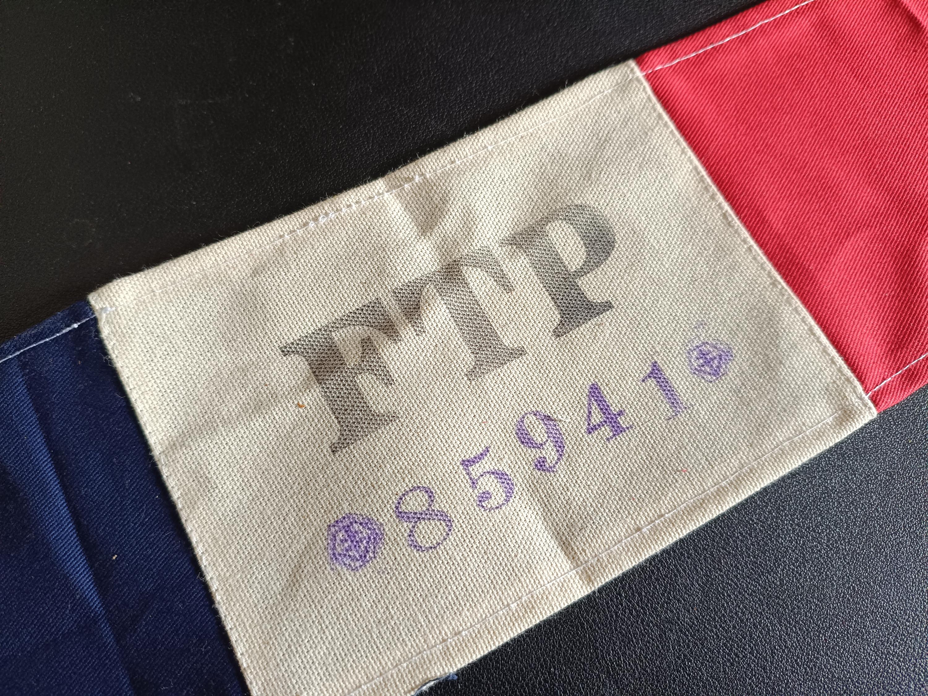 Brassard Soviétique Druzhinnik – Vintage – Propagande Communisme URSS – Bon état