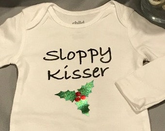 sloppy kisser onesie