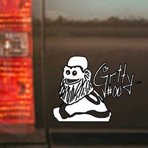 NHL Philadelphia Flyers Mascot Gritty #00 Decal - Hockey Decal - Flyers Hockey Decal - Flyers Mascot Gritty Decal - Gritty Car Decal  Hockey
