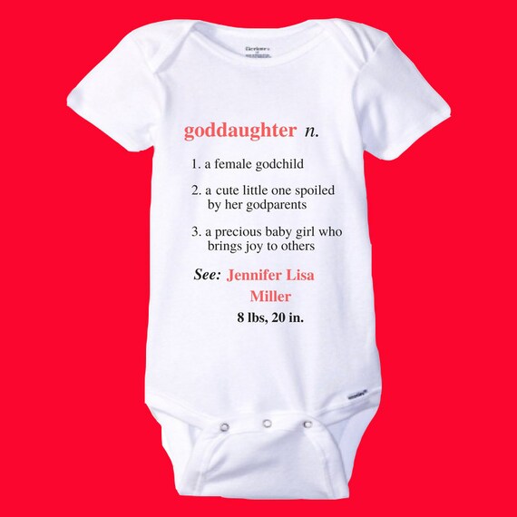 goddaughter onesie