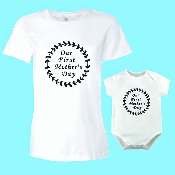 first mother's day shirt and onesie