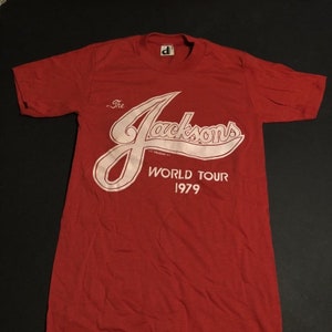 The Jacksons 1979 World Tour T-shirt