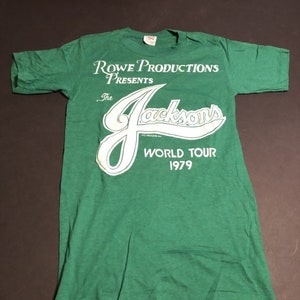 The Jacksons RARE world tour t-shirt 1979