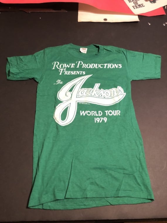 Vintage Michael Jackson Victory Concert T-Shirt Muscle Tee 1984 M – Black  Shag Vintage