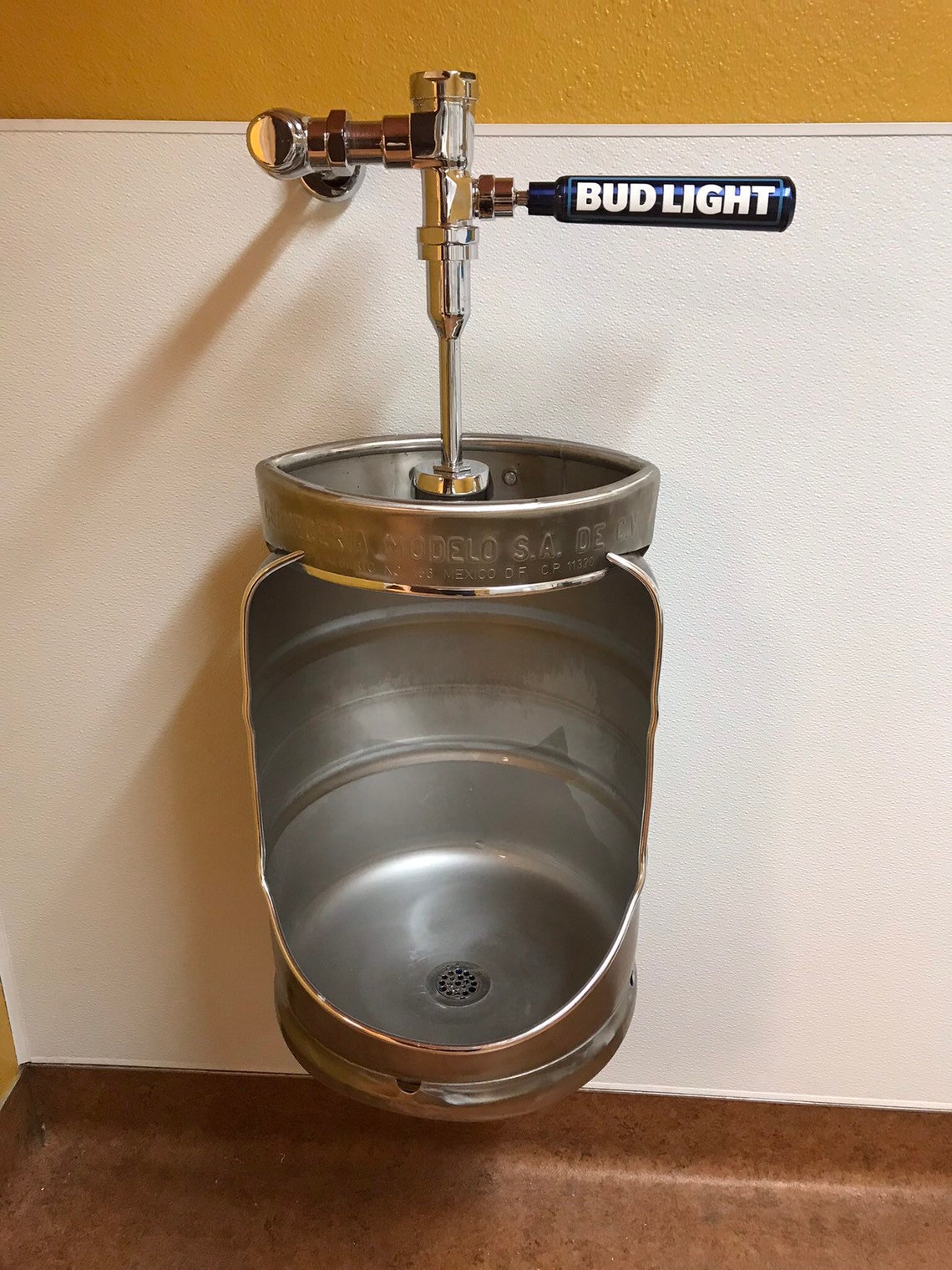 Beer Keg Urinal Etsy