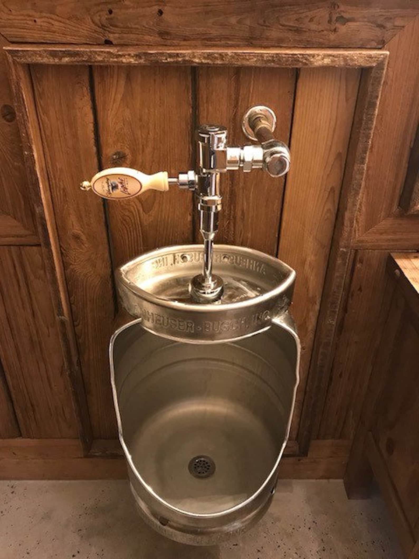 Beer Keg Urinal Etsy