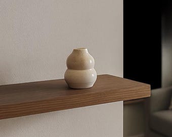 Mini vaso in ceramica fatto a mano: piccolo vaso in ceramica per fiori singoli, decorazione per tavolino da caffè