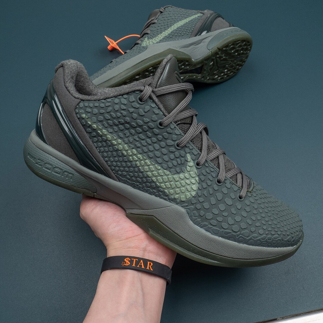 Zoom Kobe 6 fade to Black Sneaker Kobe Shoes Etsy