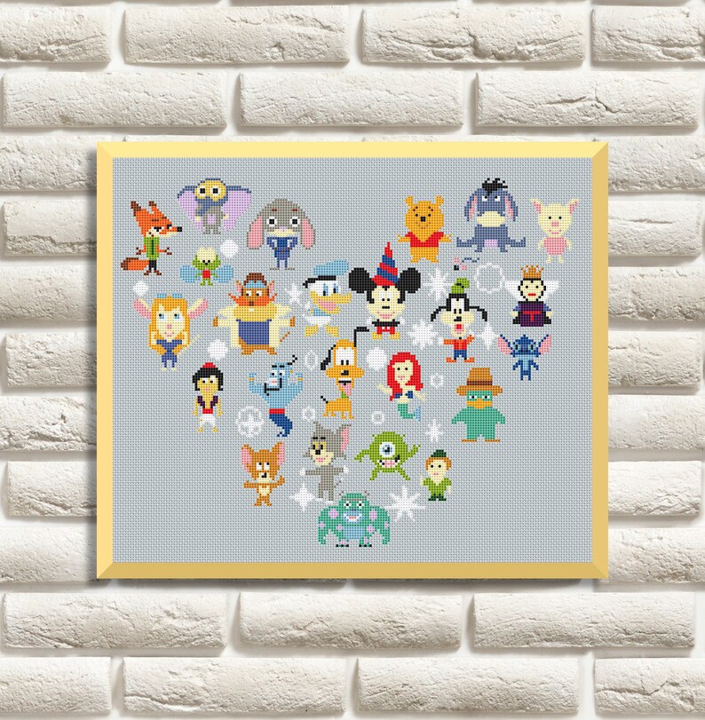 BOGO FREE Disney Cross Stitch Patterns Needlecraft Etsy
