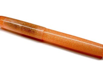 Highlighter Orange | Burton Model | Custom Handmade Fountain Pen