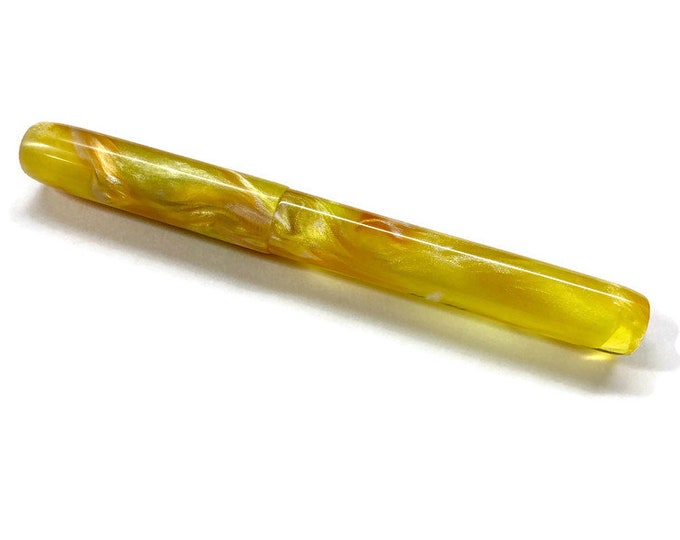 Punchy Pineapple | Acadia Model | Custom Handmade Fountain Pen