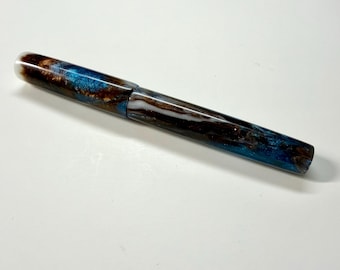 Coastal Drift | Acadia Model | Custom Handmade Fountain Pen