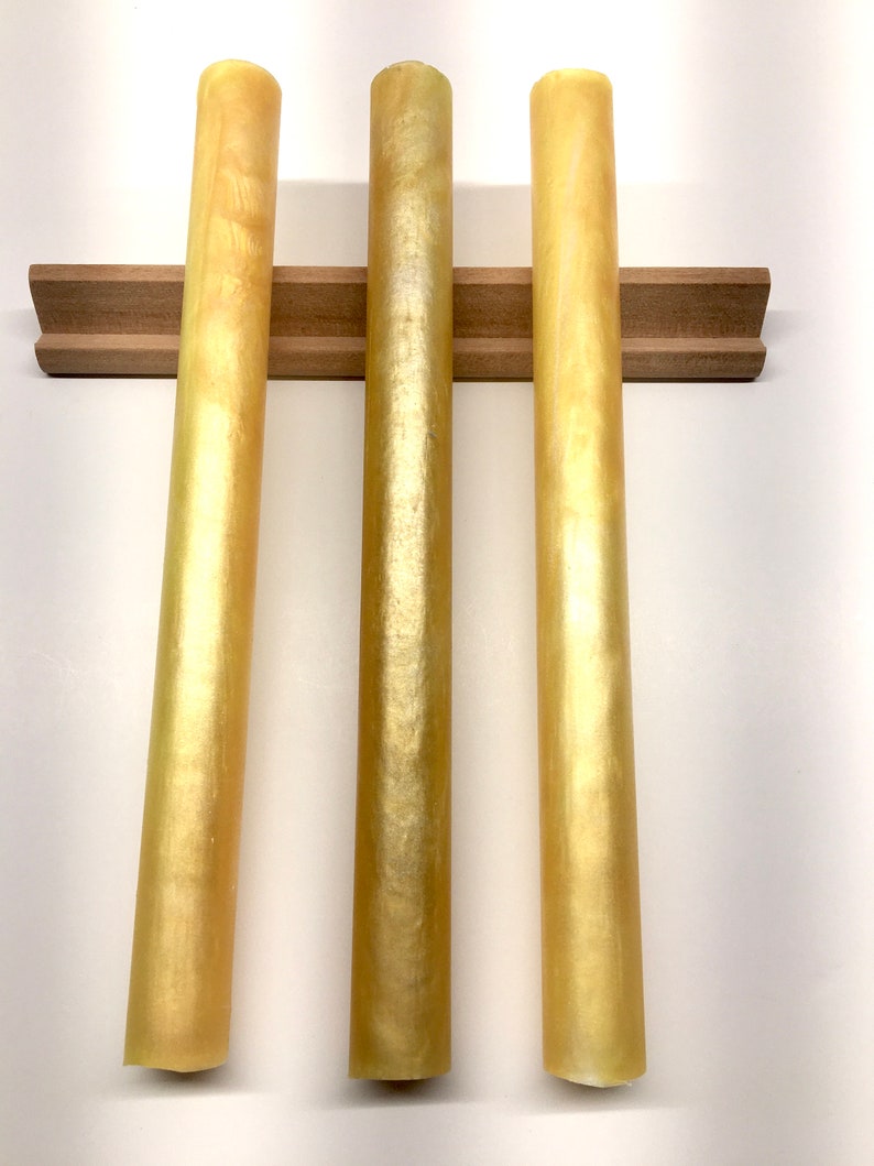 Neon Pineapple Bespoke Kitless Pen Blanks Cast In Alumilite Resin