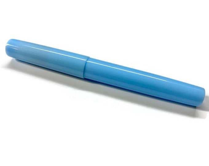 Italian Acrylic - Light Blue | Burton Model | Custom Handmade Fountain Pen