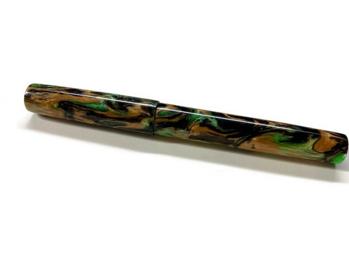 Caramel Apple | Burton Model | Custom Handmade Fountain Pen