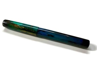 Sunken Treasure | Burton Model | Custom Handmade Fountain Pen