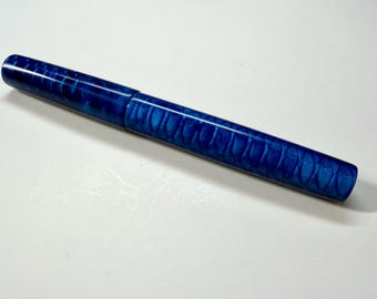 Juma Blue | Burton Model | Custom Handmade Fountain Pen