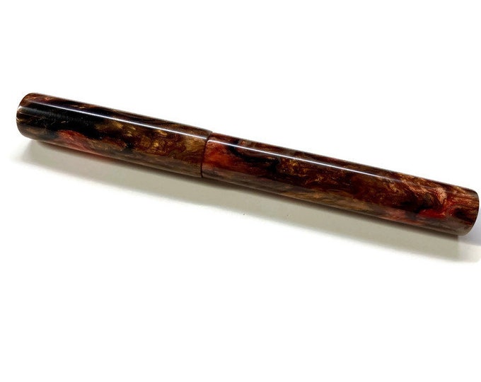 Peach Agate | Vista Model | Custom Handmade Fountain Pen