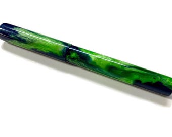 Midnight Borealis | Vista Model | Custom Handmade Fountain Pen