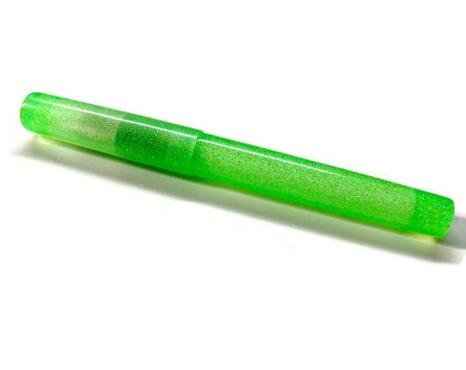 Green Highlighter | Burton Model | Custom Handmade Fountain Pen