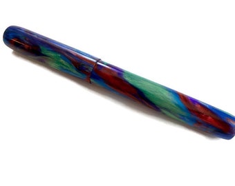 Colorful Chaos | Acadia Model | Custom Handmade Fountain Pen