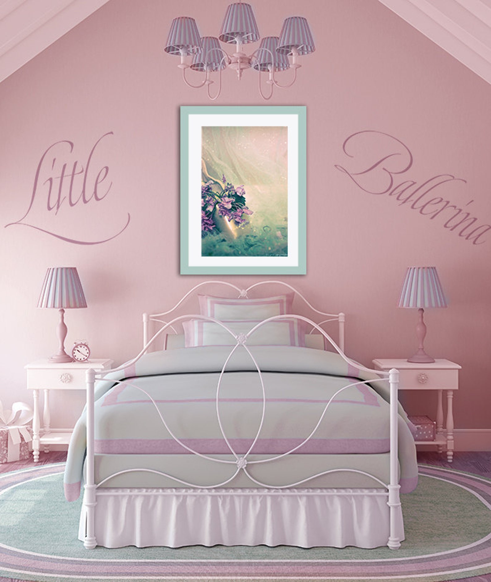 ballet shoes art - ballet slippers tutu 16x20 children ballet art 8x10 photo purple nursery decor 11x14 print 5x7 girl room deco