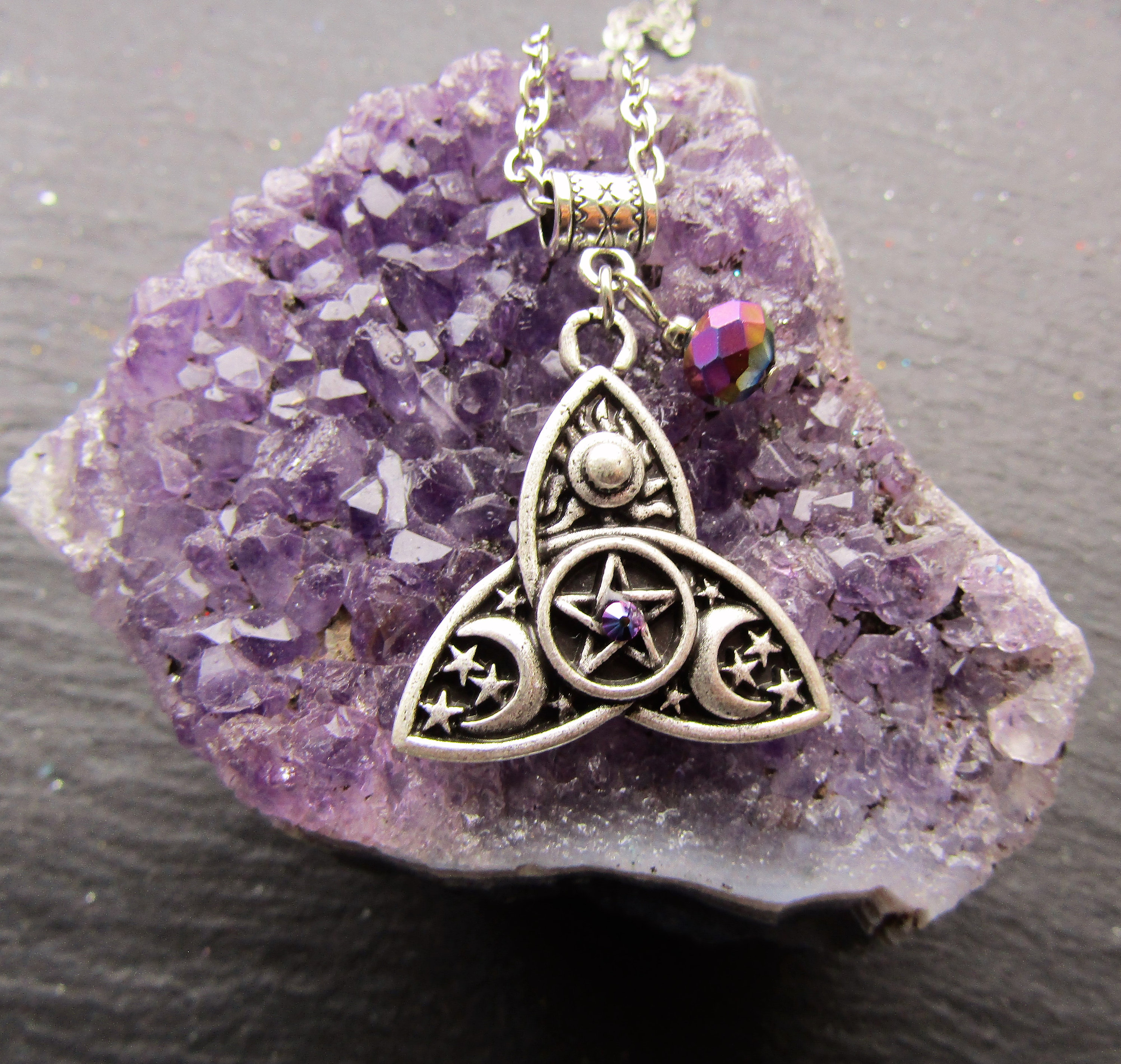 Esoteric Witch Necklace Symbol Pendant Wiccan Pendant Pagan  Etsy