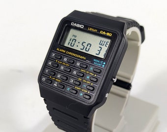 Casio CA-50 Calculator Watch Module 437 Vintage Back to the | Etsy